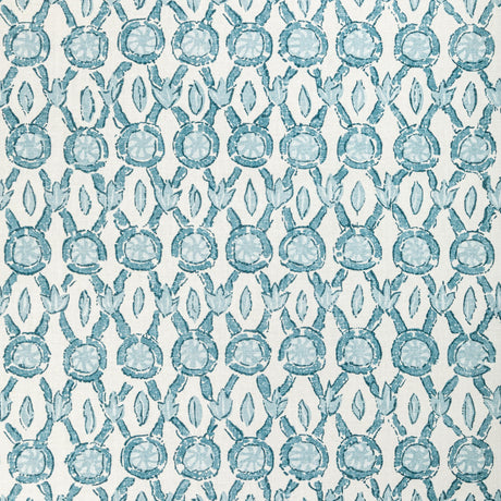Brunschwig & Fils GALON PRINT AQUA Fabric