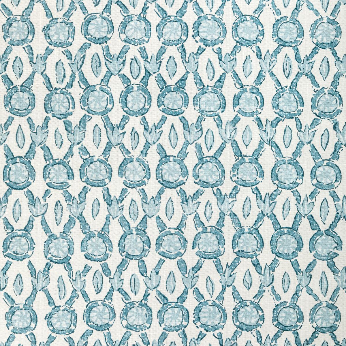 Brunschwig & Fils GALON PRINT AQUA Fabric