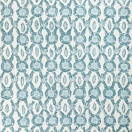 Brunschwig & Fils GALON PRINT AQUA Fabric