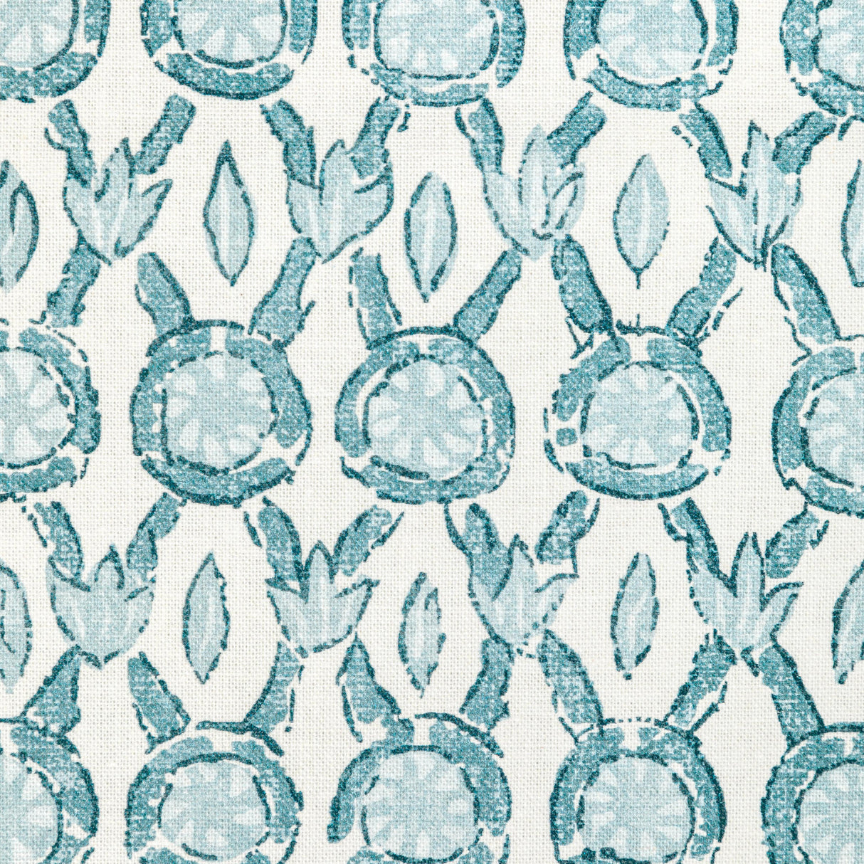 Brunschwig & Fils GALON PRINT AQUA Fabric