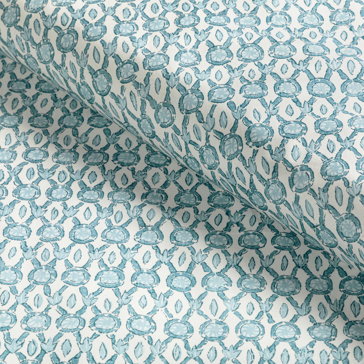 Brunschwig & Fils GALON PRINT AQUA Fabric