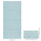 Brunschwig & Fils GALON PRINT AQUA Fabric