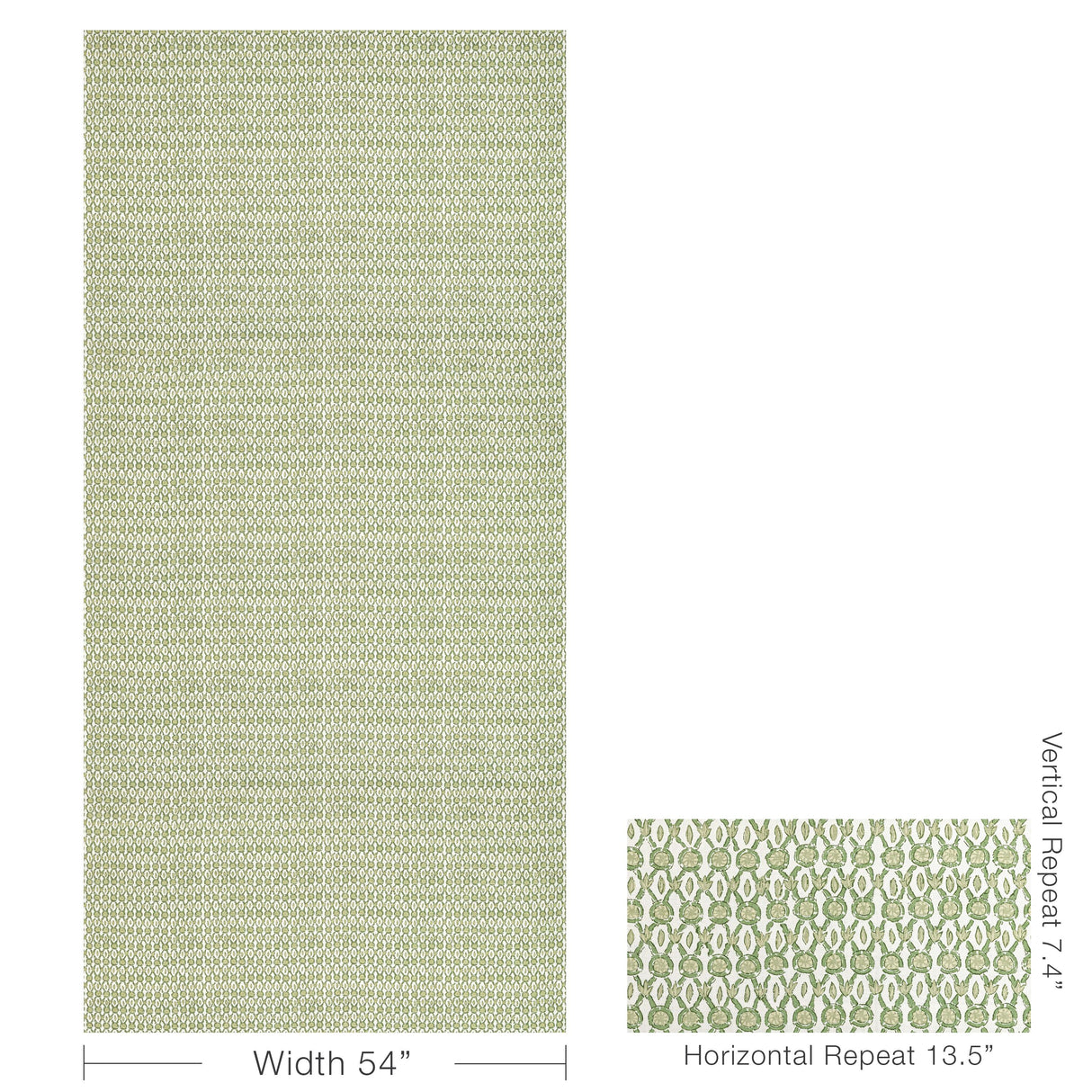 Brunschwig & Fils GALON PRINT LEAF Fabric