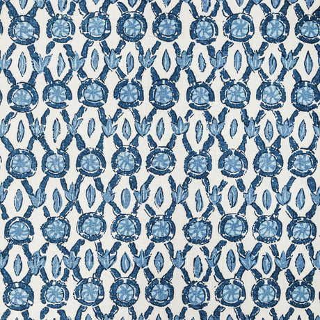 Brunschwig & Fils GALON PRINT BLUE Fabric