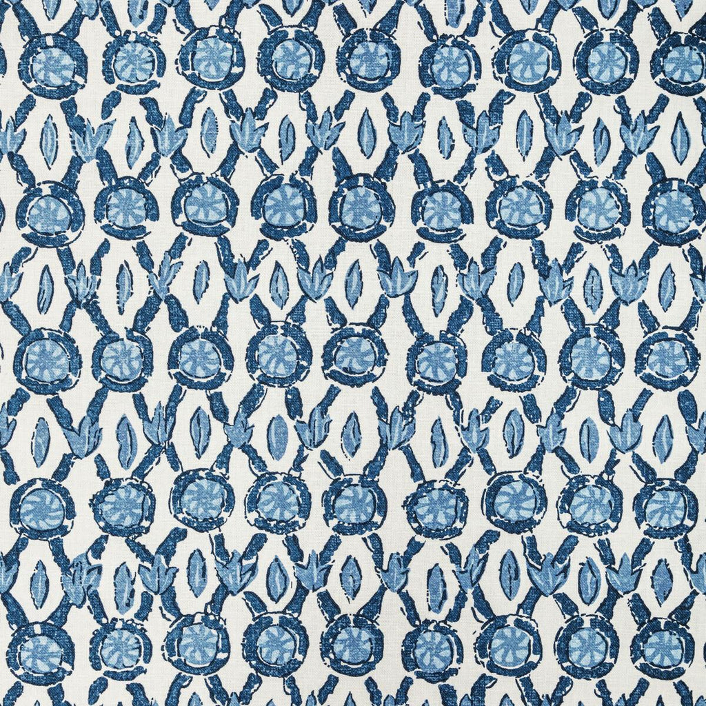 Brunschwig & Fils GALON PRINT BLUE Fabric