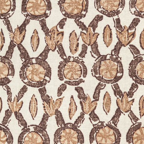 Brunschwig & Fils GALON PRINT MOCHA Fabric