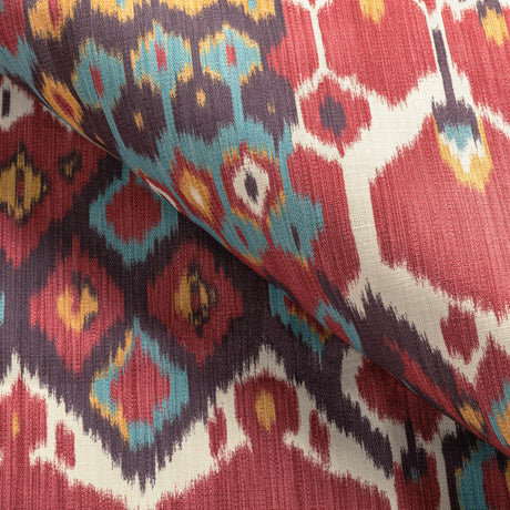 Brunschwig & Fils BONNIEUX PRINT BERRY/AQUA Fabric