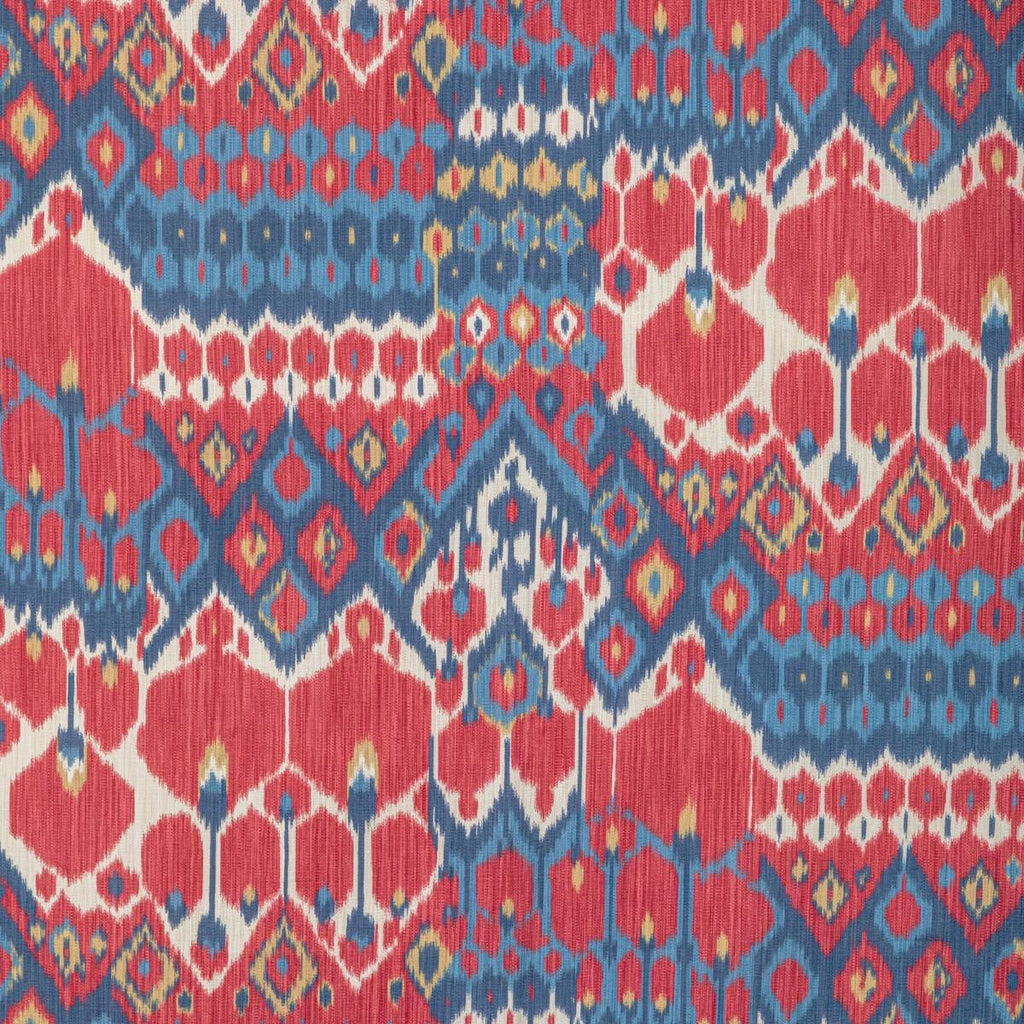 Brunschwig & Fils BONNIEUX PRINT RED/BLUE Fabric