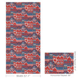 Brunschwig & Fils BONNIEUX PRINT RED/BLUE Fabric