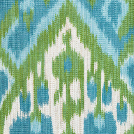 Brunschwig & Fils BONNIEUX PRINT AQUA/LEAF Fabric