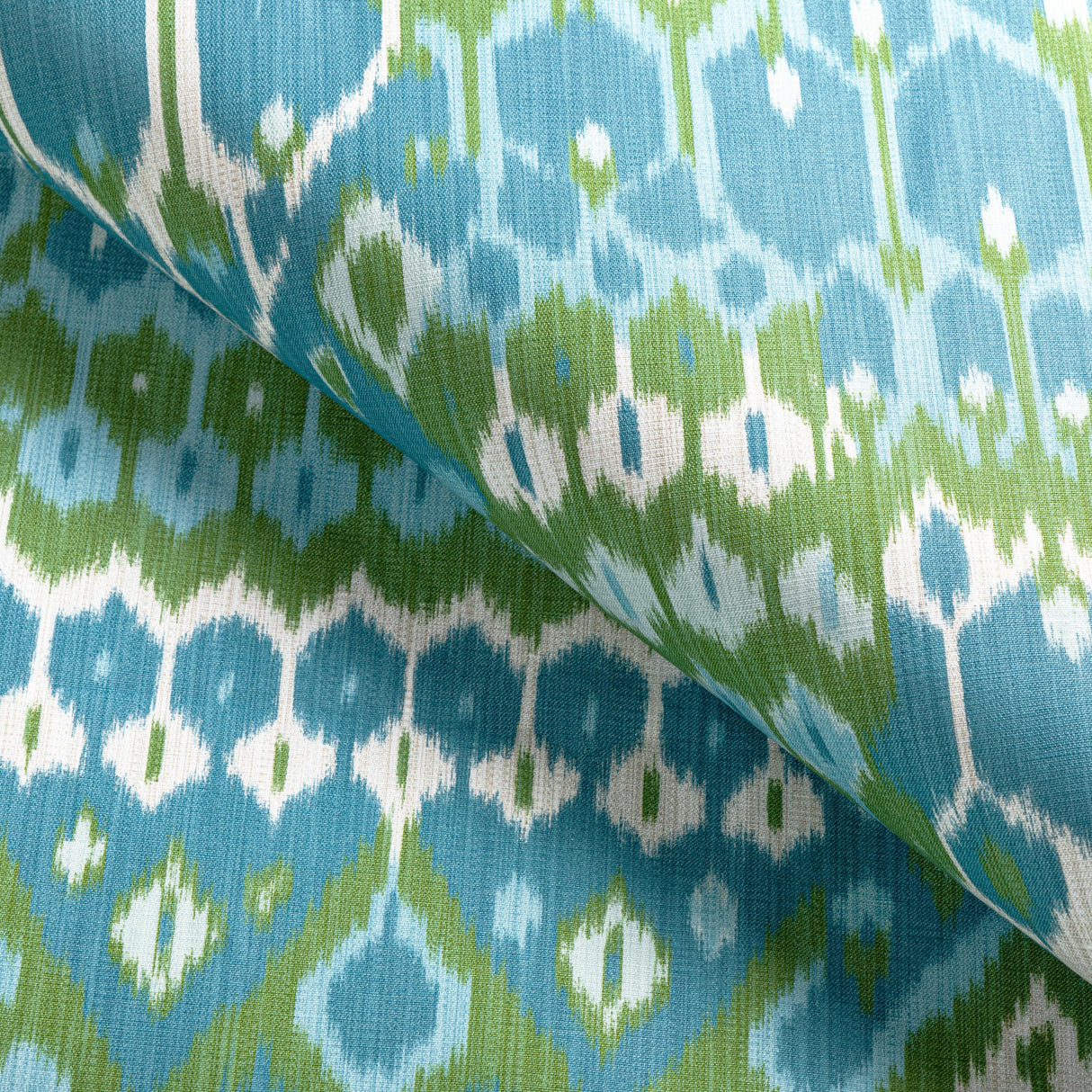 Brunschwig & Fils BONNIEUX PRINT AQUA/LEAF Fabric