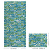 Brunschwig & Fils BONNIEUX PRINT AQUA/LEAF Fabric