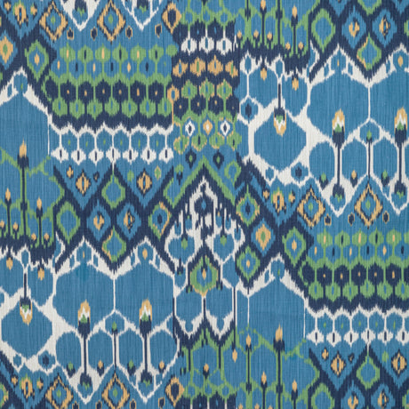 Brunschwig & Fils BONNIEUX PRINT BLUE/LEAF Fabric
