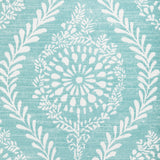 Brunschwig & Fils MARINDOL PRINT AQUA Fabric