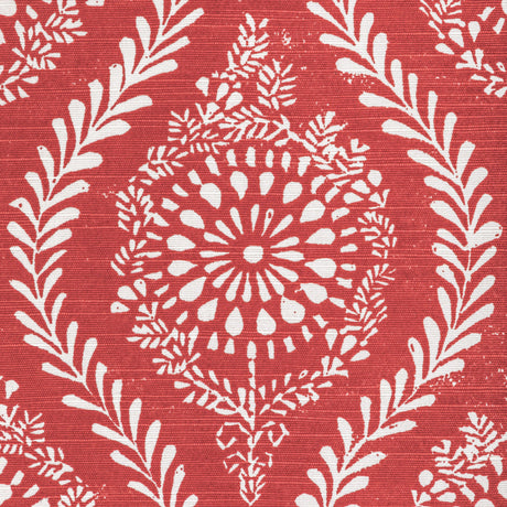 Brunschwig & Fils MARINDOL PRINT RED Fabric