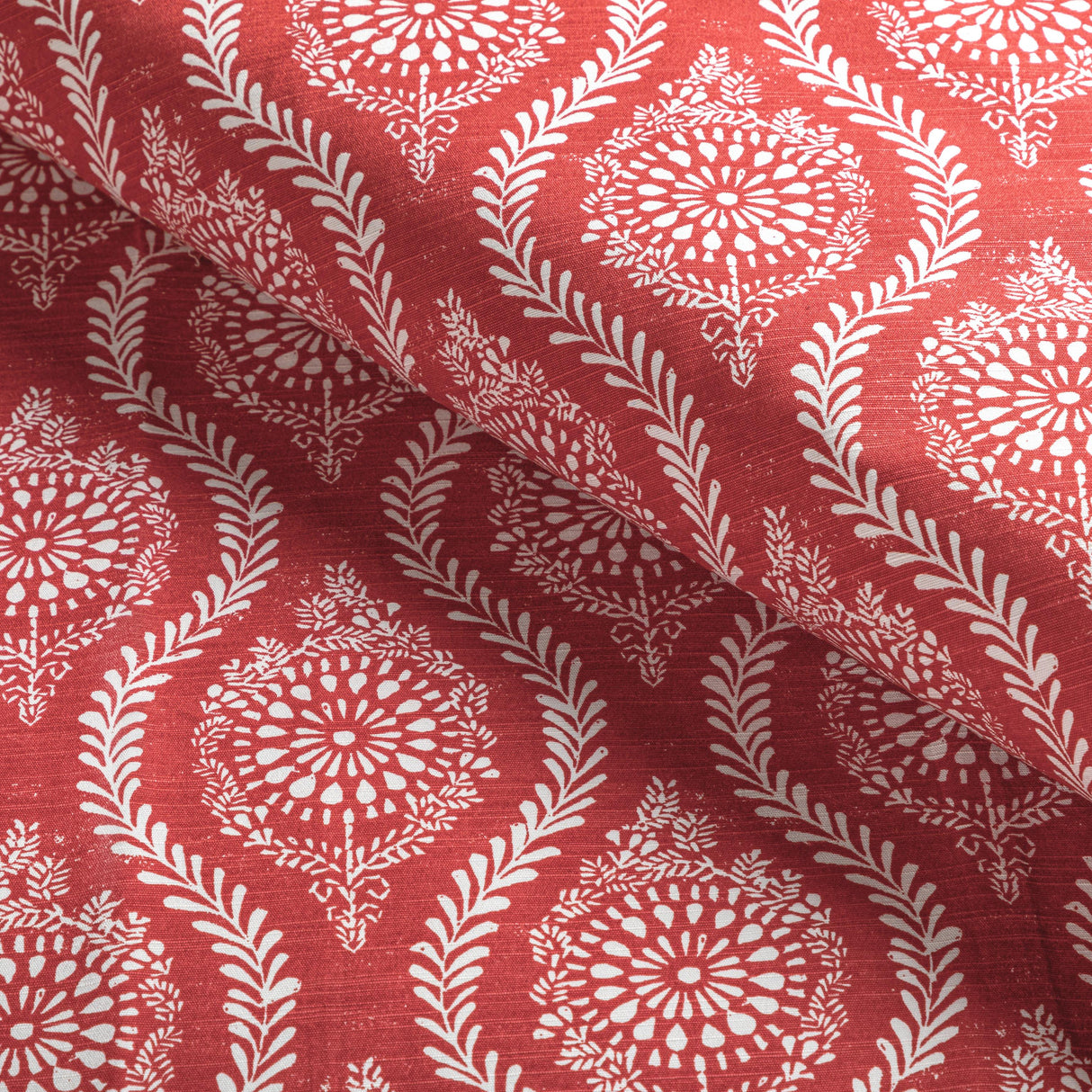 Brunschwig & Fils MARINDOL PRINT RED Fabric