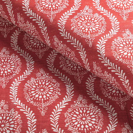 Brunschwig & Fils MARINDOL PRINT RED Fabric