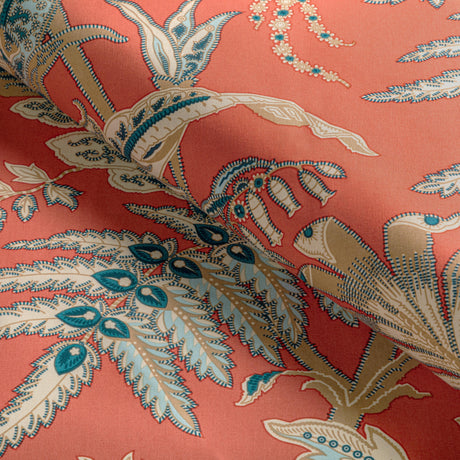 Brunschwig & Fils SEYCHELLES COTTON PRINT CORAL Fabric