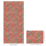 Brunschwig & Fils SEYCHELLES COTTON PRINT CORAL Fabric