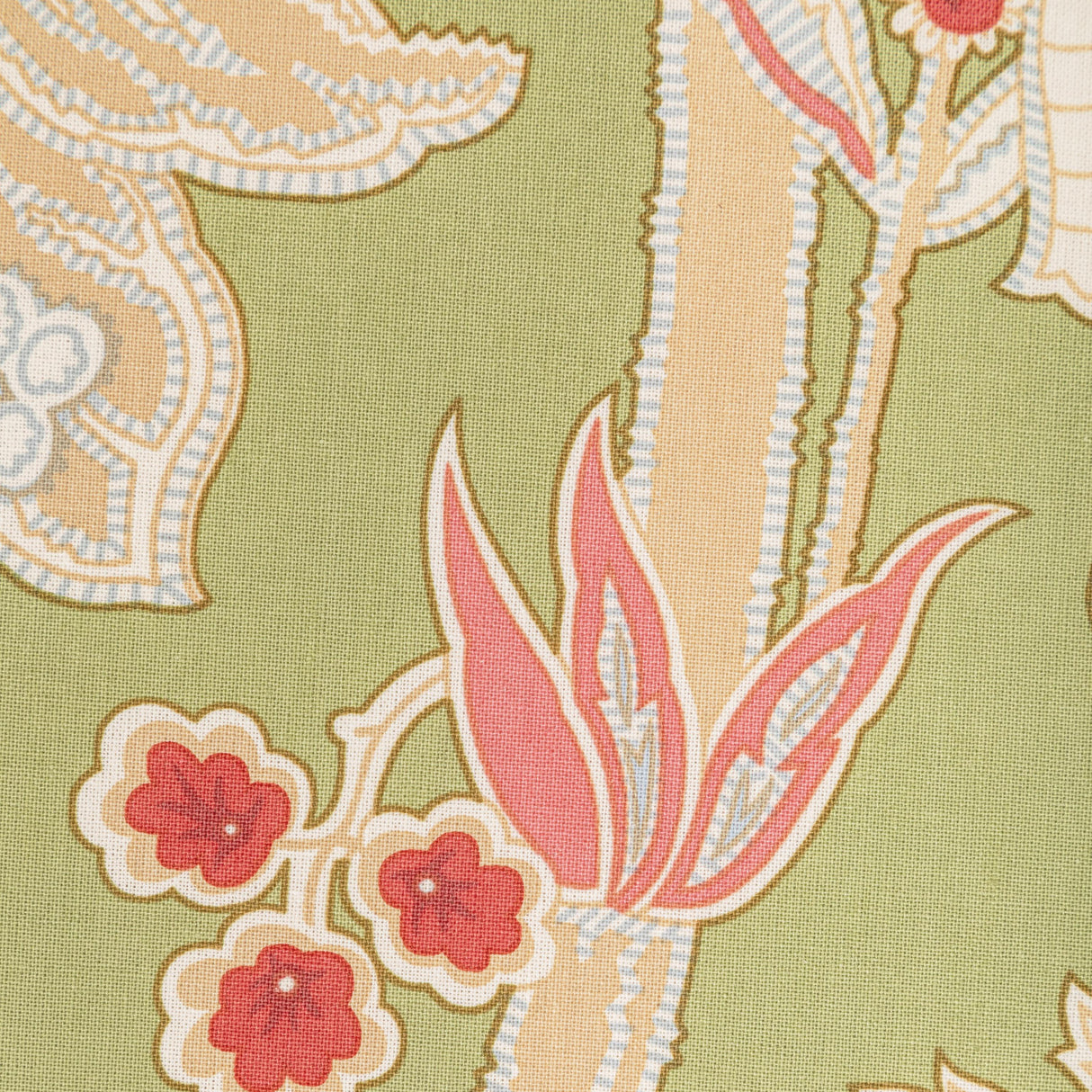 Brunschwig & Fils SEYCHELLES COTTON PRINT LEAF Fabric