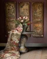 Mulberry FLORAL ROCOCO RED/PLUM Fabric