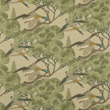 Mulberry FLYING DUCKS EMERALD Fabric