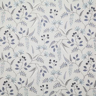 Pindler PLUMES BLUEBELL Fabric