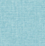 A-Street Prints Emerson Faux Linen Light Blue Wallpaper