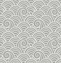 A-Street Prints Alorah Grey Wave Wallpaper
