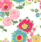 A-Street Prints Essie Painterly Floral Pink Wallpaper
