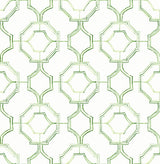 A-Street Prints Gallina Trellis Green Wallpaper