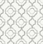 A-Street Prints Gallina Charcoal Trellis Wallpaper