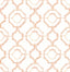 A-Street Prints Gallina Orange Trellis Wallpaper
