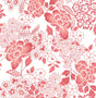 A-Street Prints Irina Coral Floral Blooms Wallpaper