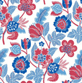 A-Street Prints Jana Red Jacobean Wallpaper