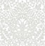A-Street Prints Marni Grey Fruit Damask Wallpaper