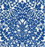 A-Street Prints Marni Blue Fruit Damask Wallpaper