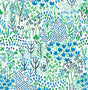 A-Street Prints Chilton Blue Wildflowers Wallpaper