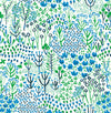 A-Street Prints Chilton Blue Wildflowers Wallpaper