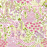 A-Street Prints Chilton Wildflowers Pink Wallpaper