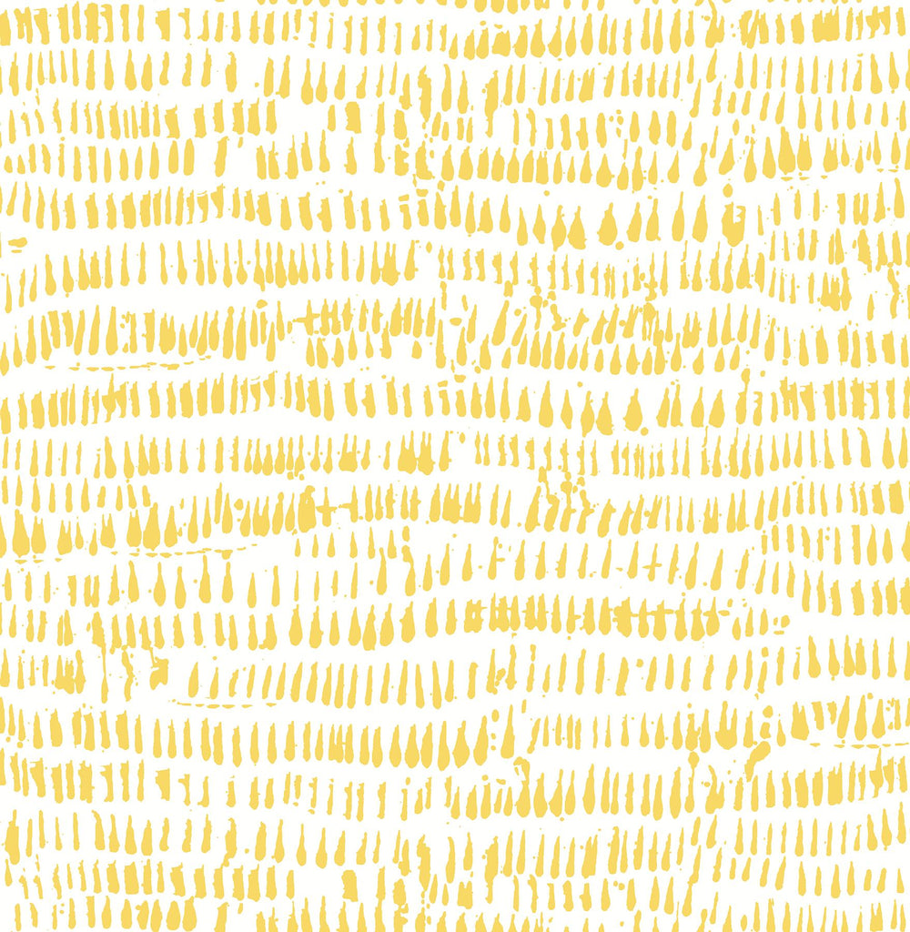 A-Street Prints Runes Brushstrokes Yellow Wallpaper