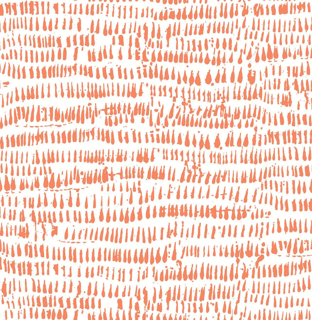 A-Street Prints Runes Orange Brushstrokes Wallpaper