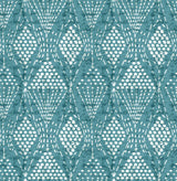 A-Street Prints Grady Teal Dotted Geometric Wallpaper