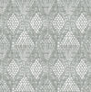 A-Street Prints Grady Grey Dotted Geometric Wallpaper