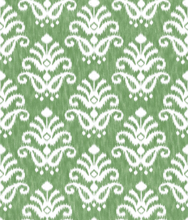 A-Street Prints Keaton Green Medallion Wallpaper