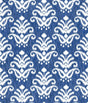 A-Street Prints Keaton Blue Medallion Wallpaper