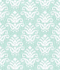 A-Street Prints Keaton Aqua Medallion Wallpaper