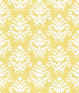 A-Street Prints Keaton Yellow Medallion Wallpaper