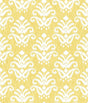 A-Street Prints Keaton Yellow Medallion Wallpaper