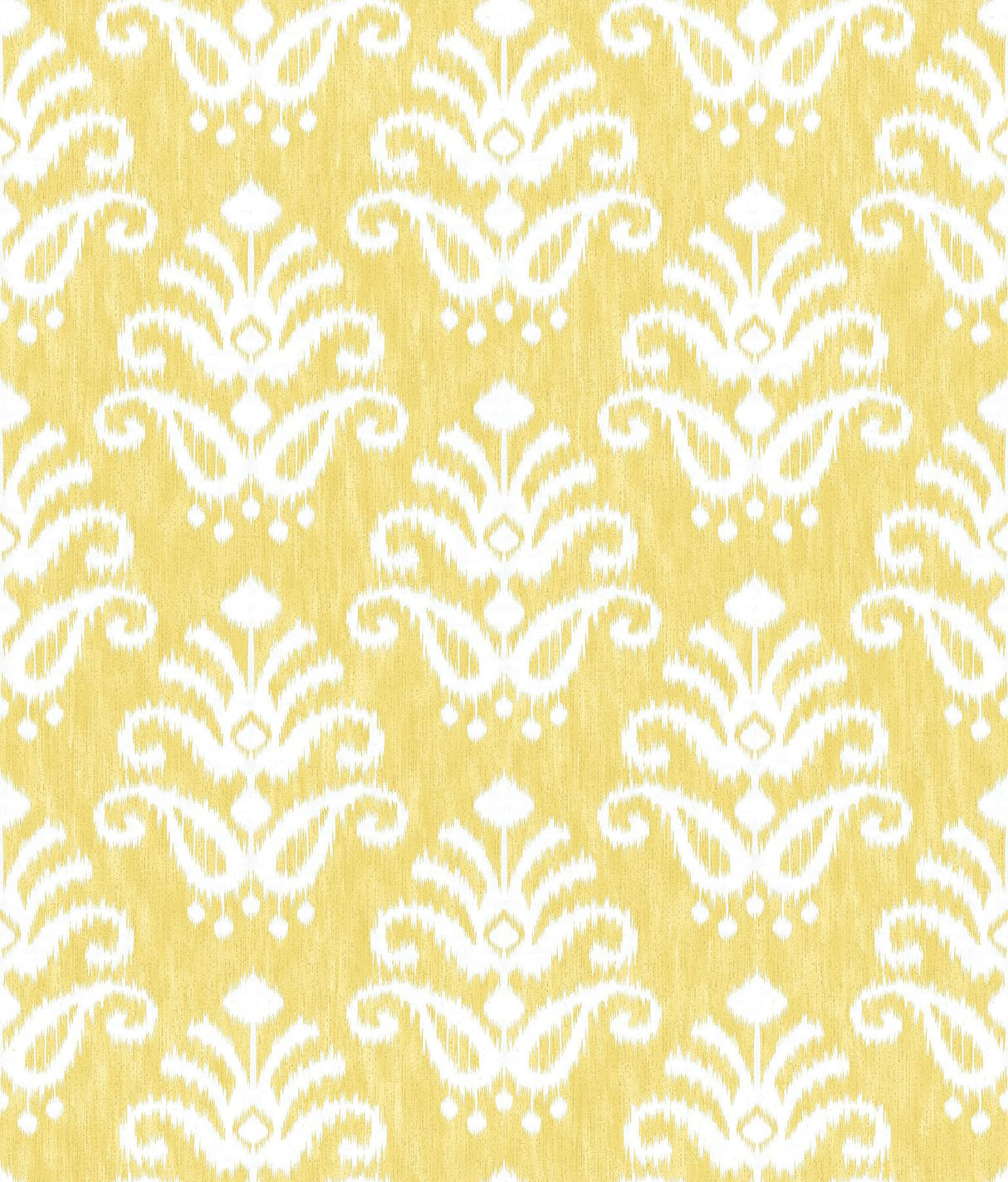 A-Street Prints Keaton Medallion Yellow Wallpaper